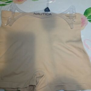Nautica Beige Ribbed Shorts